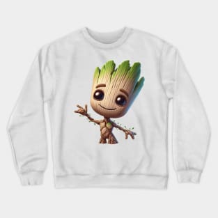 baby groot illustration Crewneck Sweatshirt